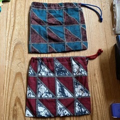 袋2枚　ハンドメイド