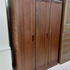 ★ジモティ割あり★  ワードローブ ブラウン W130×D55....