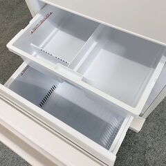 2022年製 三菱 3ドア冷凍冷蔵庫 272L 自動製氷 氷点下ストッカー ビッグフリーザー MR-CX27G マットホワイト 中古家電 店頭引取歓迎 R9543の画像