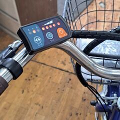 リサイクルショップどりーむ鹿大前店　No206　電動自転車・3段内装ギア・カギ付き・写真参照🎵　美品　LEDライト・カゴ付き🎵　折り畳み可能🎵　おすすめ品！の画像