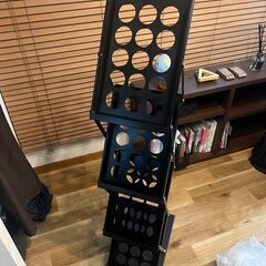 折りたたみ式　スチール　ディスプレイラック