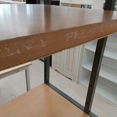 *お値段見直しました*★ジモティ割あり★  PCデスク ライトブラウン W65.5×D70.5×H131.5 クリーニング済み TC8834の画像