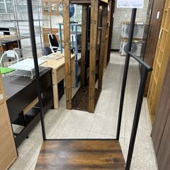 ★ジモティ割あり★TJ11718  ハンガーラック 茶 H159...