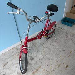 折り畳み自転車、整備済ですの画像