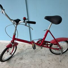 折り畳み自転車、整備済ですの画像