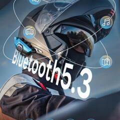 バイクインカム ヘルメット スピーカー Bluetooth 音楽再生の画像