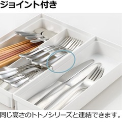 リッチェル Richell トトノ カトラリースタンド レギュラー [キッチン収納引き出し用]の画像