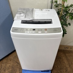 I318 🌈 ジモティー限定価格！ 2022年製の美品♪ AQUA 洗濯機 （6.0㎏） ⭐ 動作確認済 ⭐ クリーニング済の画像