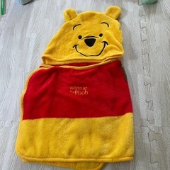 プーさん　もふもふポンチョ