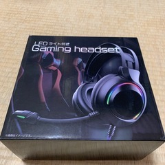 LEDライト付き　ゲーミング ヘッドセット