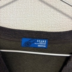 BEAMS コットンカーディガン Mサイズの画像