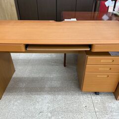 ★ジモティ割あり★TJ11722 ニトリ デスク ライトブラウン...