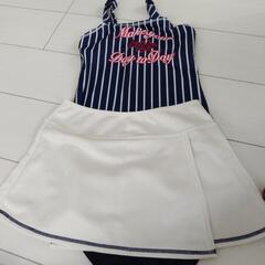 １５０㌢女児水着3点セットの画像