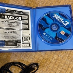 ★PS4 プレイステーション4 コントローラー 縦置き充電スタンド ガンダムブレイカー3★の画像