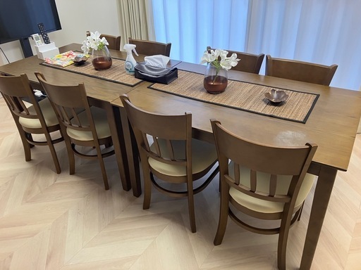 ダイニングセット　4人×2組　椅子　チェア　テーブル