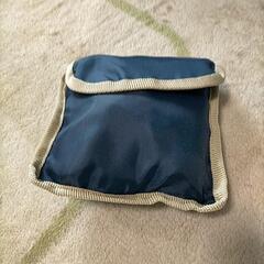 ネイビー 折りたたみトートバッグ エコバッグの画像