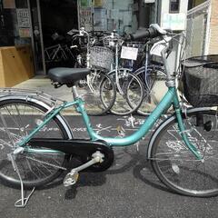 中古自転車３５５９　元電動　ブリヂストン　２４インチ　３段ギヤ　...