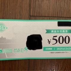 ★阪神タイガース甲子園球場商品お引換券10000円分