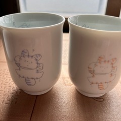 お茶セット🫖猫ちゃん柄🐈‍⬛の画像