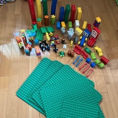 LEGOブロック　デュプロ　基礎板付き