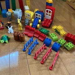 LEGOブロック　デュプロ　基礎板付きの画像