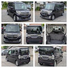 平成26 　タントカスタム X　パワースライドドア 　87000KM 車検２年間　テレビ　ナビ　ETC　の画像