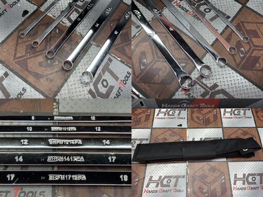 MAC SBHFM52PA ロングメガネレンチ5本 専用カバー付き 中古品 【ハンズ