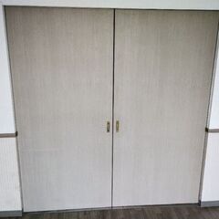 アパート用仕切り はめ込み引き戸 ドア2枚セットの画像