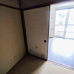 アパート用仕切り はめ込み引き戸 ドア2枚セットの画像