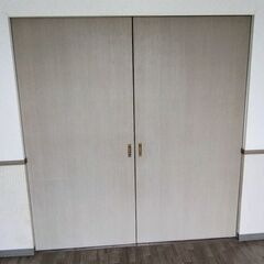 アパート用仕切り はめ込み引き戸 ドア2枚セット