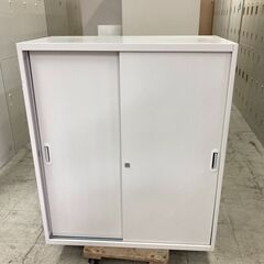 訳あり　中古　②　アルプススチール　スチール書庫　 引戸書庫 　...