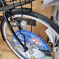 25年新車 パンクしない自転車 27インチ 6段変速 オートライト ローラーブレーキ仕様 ビズストリートNの画像