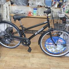 25年新車 パンクしない自転車 27インチ 6段変速 オートライト ローラーブレーキ仕様 ビズストリートNの画像
