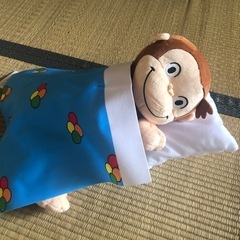 おさるのジョージLLぬいぐるみSLEEP