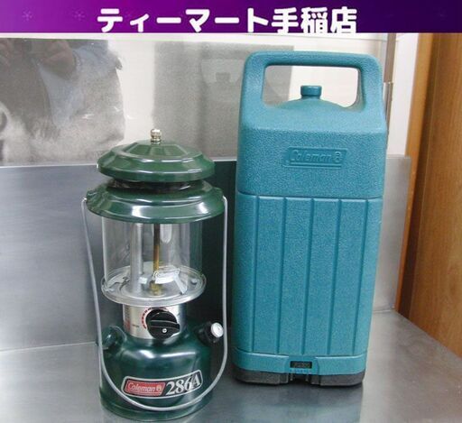 コールマン ワンマントルランタン 286A ホワイトガソリン 02年 4月 キャンプ アウトドア Coleman 札幌 手稲
