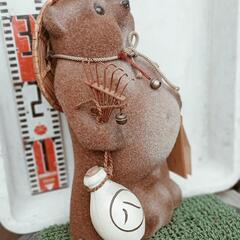 たぬきの置物33cm　商売繁盛 縁起物の画像