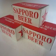 昭和レトロ サッポロビール 6型 コップ 6個入り×3箱セット デッドストック品 ビアグラス ビアタン 飲食店 グラス 札幌市東区 新道東店の画像