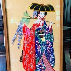 押絵　藤娘