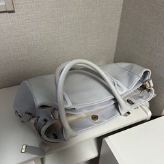 ミッシュマッシュ  ハンドバッグ 水色の画像