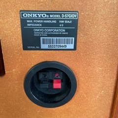 ONKYO 2way スピーカーD-S7GX の画像