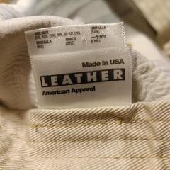 キャップ　帽子　LETHER American Apparelの画像