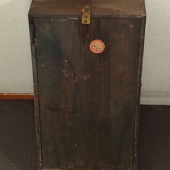 レトロ時計◆木製ゼンマイ時計◆骨董　ジャンク品の画像