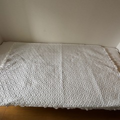 【美品】韓国寝具・夏用肌かけ布団＆枕カバーの画像