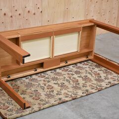 ≪zyt2178ジ≫ Adele/アデル ミニマルデスク W150 幅150cm チェリー材？/ウォルナット材？ PCデスク/ワークデスク/机/中古家具/宮城県仙台市 70423-06の画像