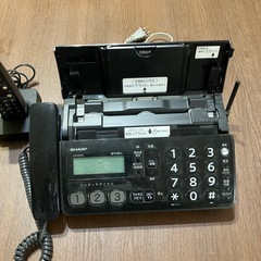 ♡あげます♡電話機　FAX機能付き　子機付きの画像