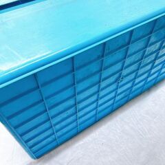 ☆現状品☆ BOX ケース ２個 ブルー系 大サイズ・小サイズの画像