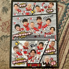 バレーボール SVリーグ ウルフドッグス名古屋  下敷きの画像