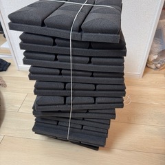 12枚 防音シート 粘着 吸音材 黑色 防音マット 30 x 3...