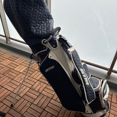 ＳＴＭスタンド付きキャディバッグ ネイビー
