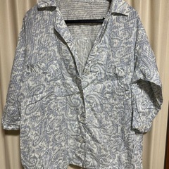 Tシャツ　カットソー　五分丈Ｌ　-17